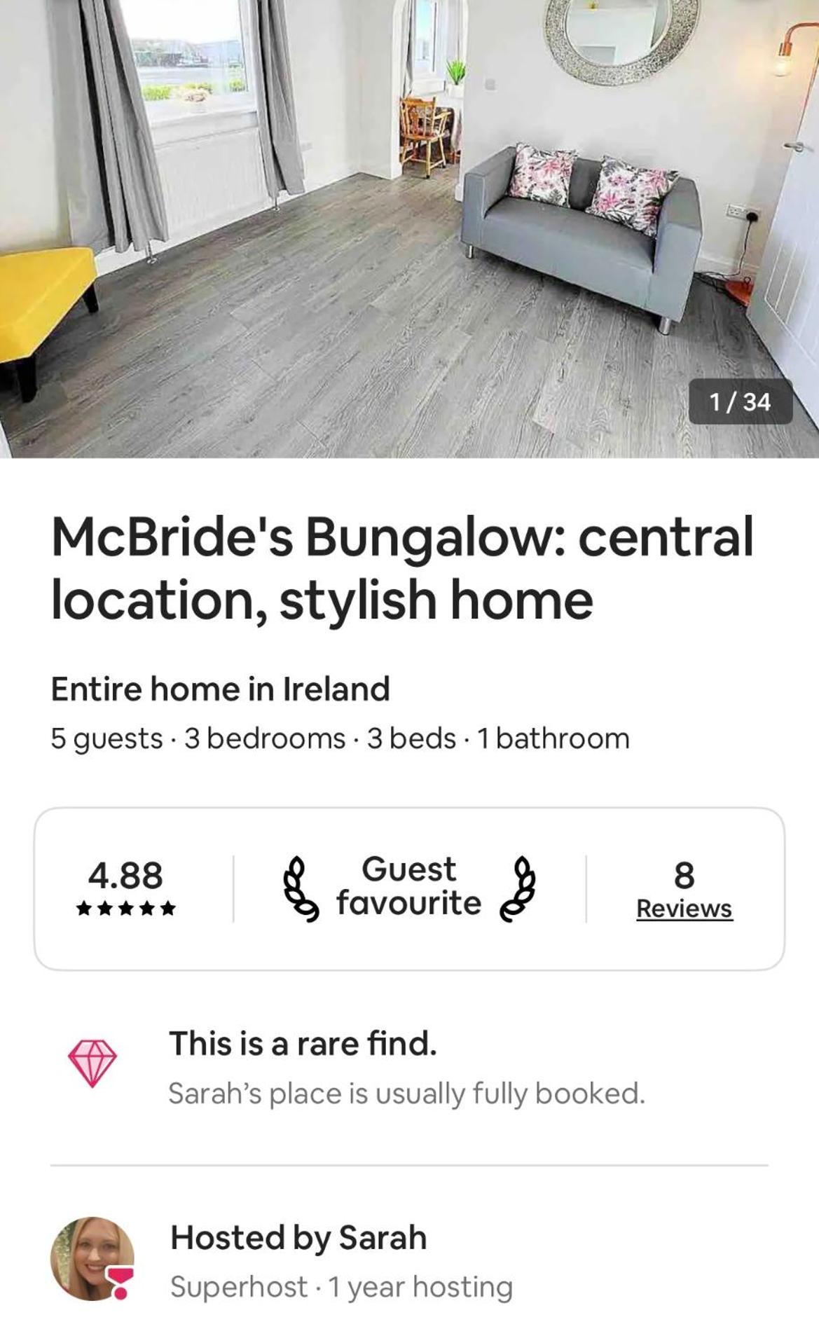 Donegal Town Mcbride'S Bungalow, Chapel Road Dungloe מראה חיצוני תמונה